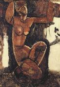 Amedeo Modigliani Caryatid (mk39) oil on canvas